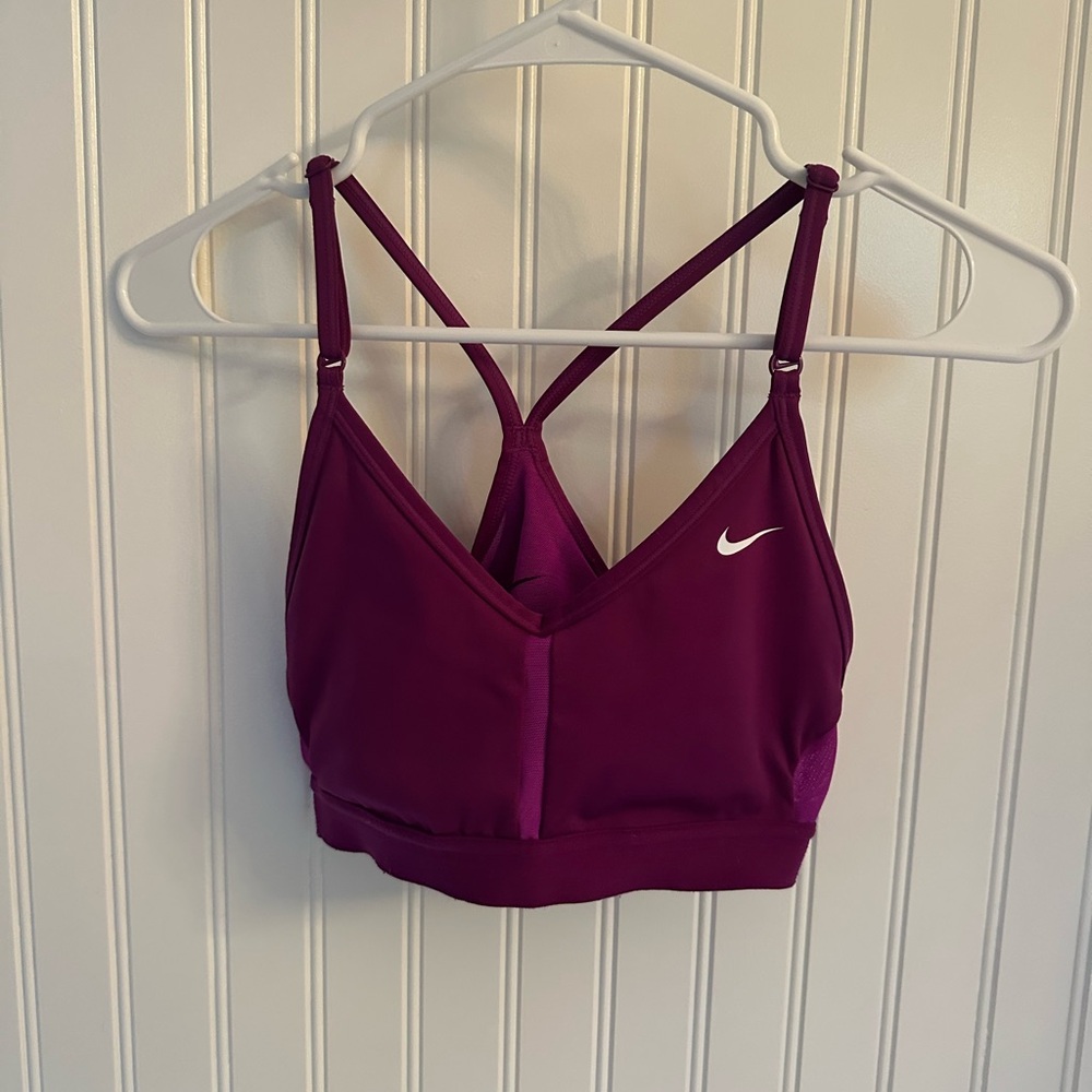 Nike Purple Sports Bra Medium Support